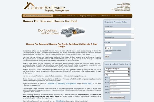 WordPress website example screenshot