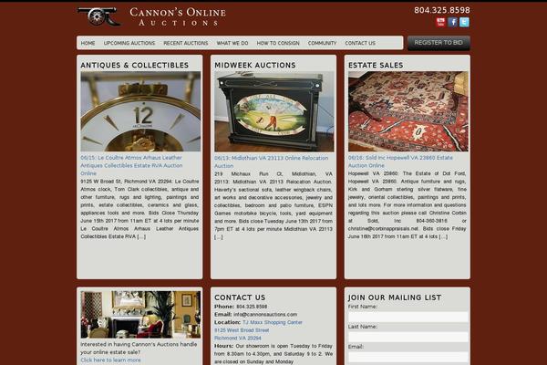 cannonsauctions.com site used Pgthrottle