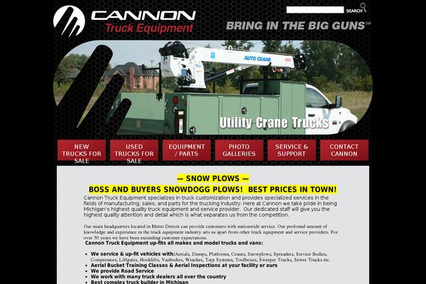 cannontruckequipment.com site used Cannon-trucking-master