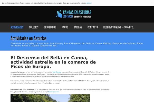canoasasturias.com site used Canoasasturias