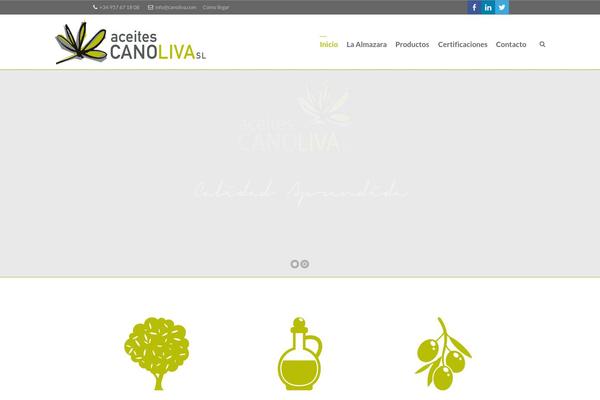 canoliva.com site used Bodoni-child