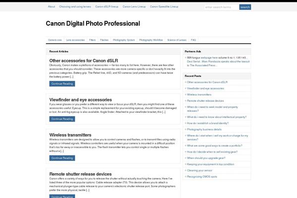 canon-digital-photo-pro.com site used Wpclear