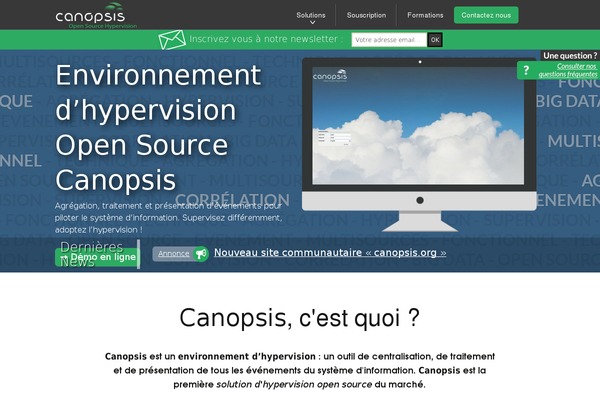 canopsis.com site used Canopsis