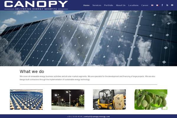 canopy-energy.com site used Divi_canopy