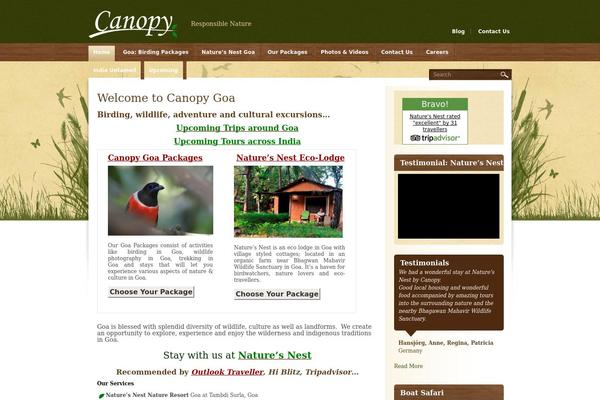 canopygoa.com site used Canopy