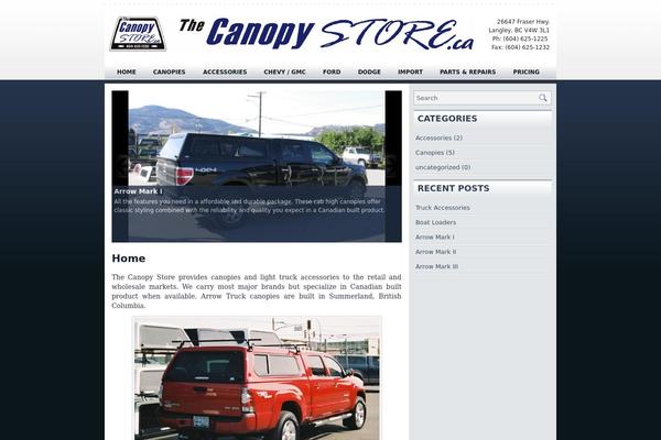 canopystore.ca site used Autostyle