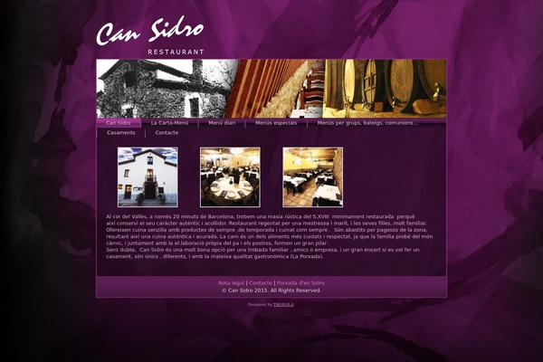 cansidro.com site used Cansidrotheme