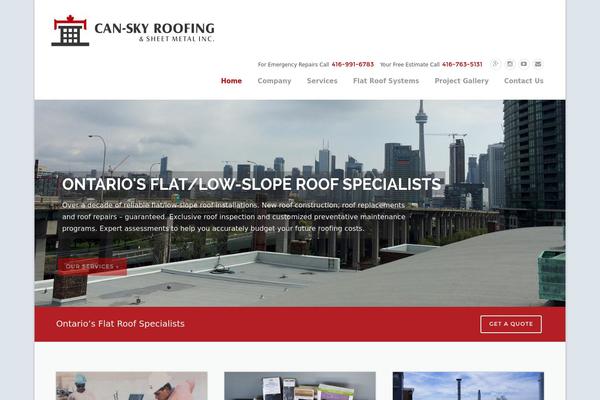 canskyroofing.com site used Cansky-roofing