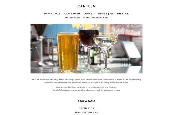 canteen.co.uk site used Canteen