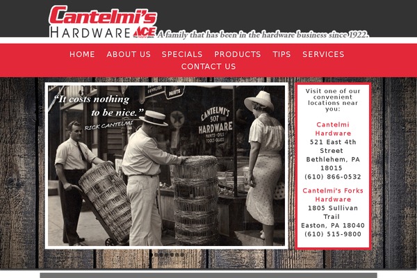 WordPress website example screenshot