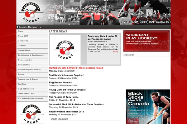 canterburyhockey.org.nz site used Enfold