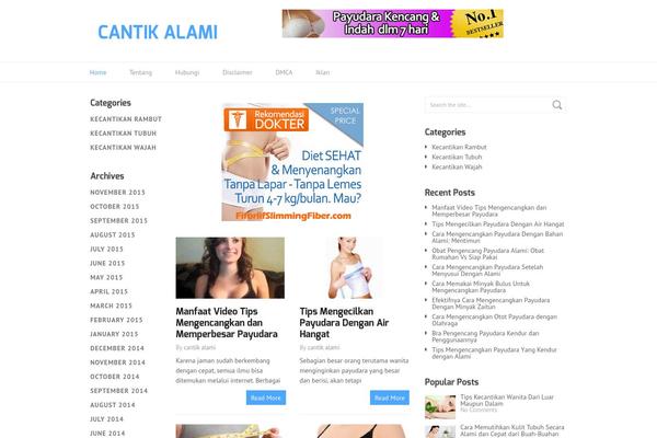cantikalamiku.com site used TextWP