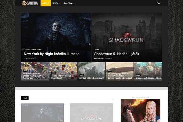 Newspaper theme site design template sample
