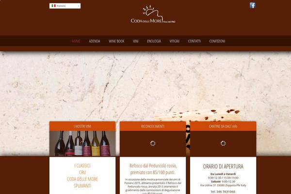 Linguini theme site design template sample