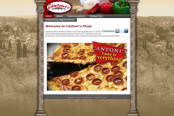cantonispizza.com site used Cantoni