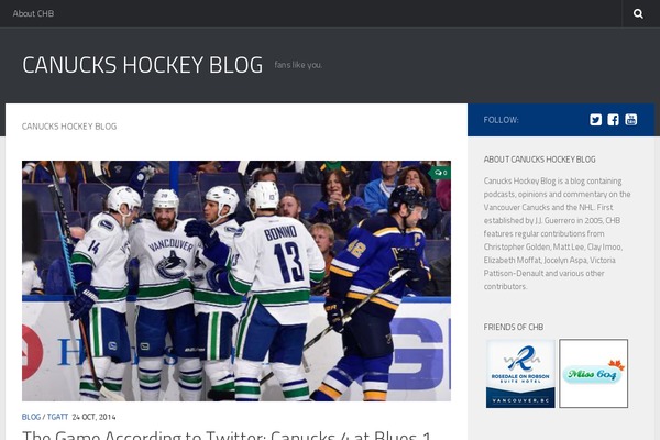 Hueman theme site design template sample
