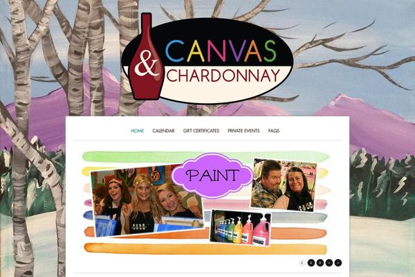 canvasandchardonnay.com site used Gommerotheme