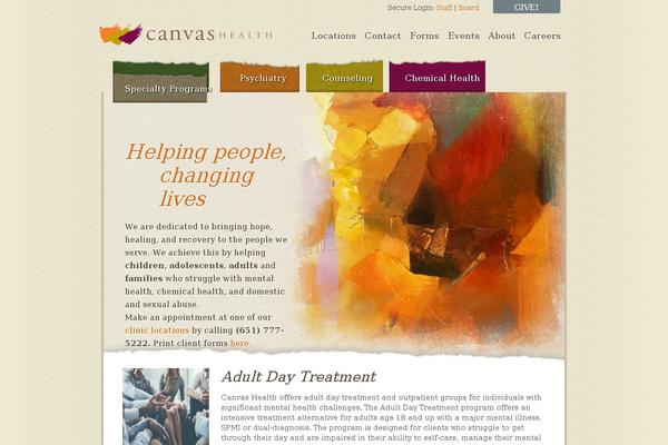 canvashealth.org site used Canvas-responsive