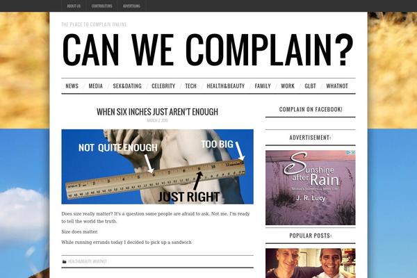 canwecomplain.com site used Fashionista