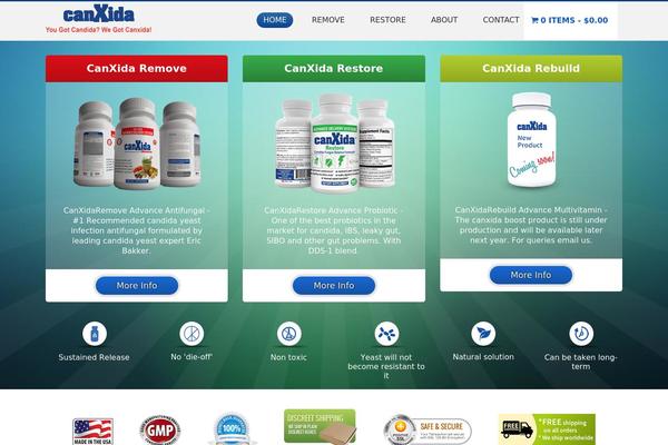 canxida.com site used Canxida