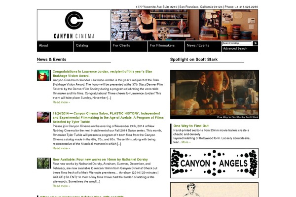 Canyon theme site design template sample