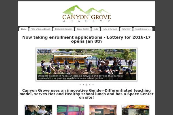 WordPress website example screenshot