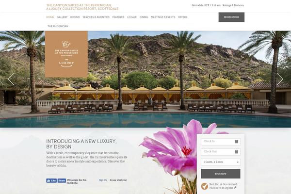 canyonsuites.com site used Fusion-canyonsuites