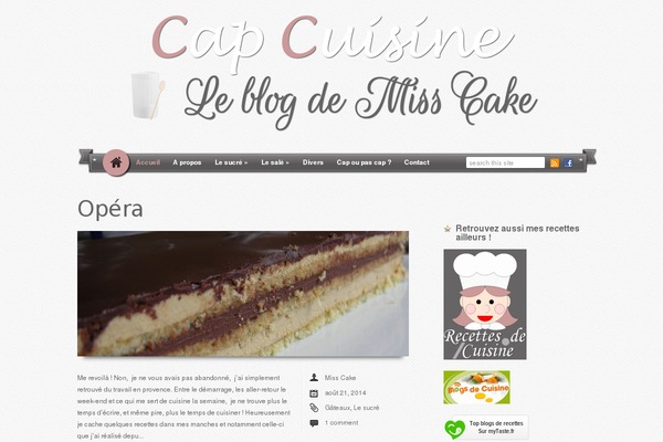 cap-cuisine.com site used HyperSpace
