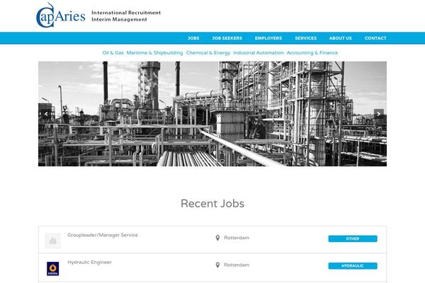 WordPress website example screenshot