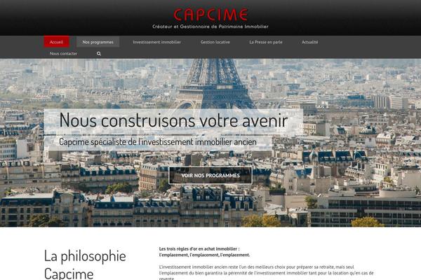 capcime.fr site used Capcime