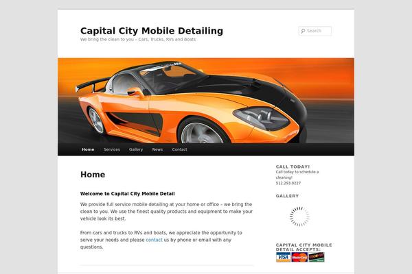WordPress website example screenshot