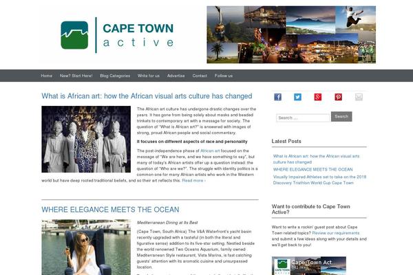 cape-town-active.com site used Responsive Mobile
