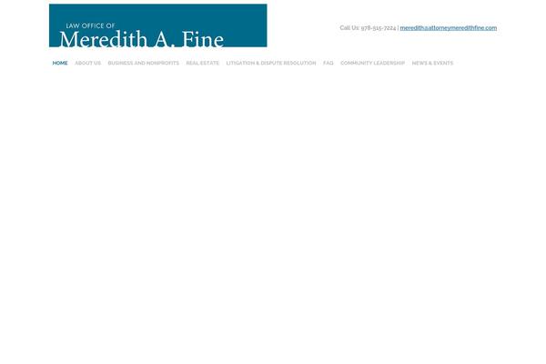 WordPress website example screenshot