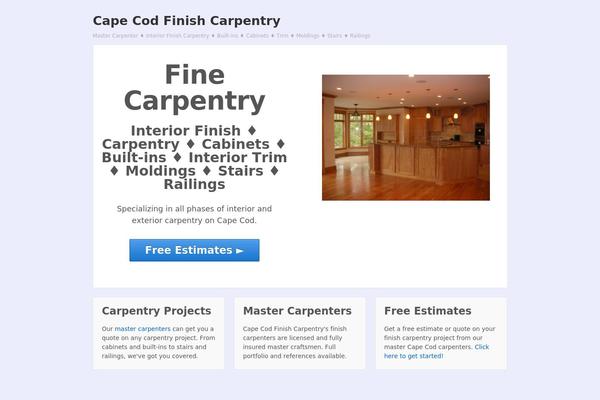 WordPress website example screenshot