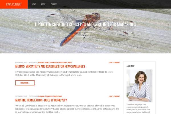 WordPress website example screenshot