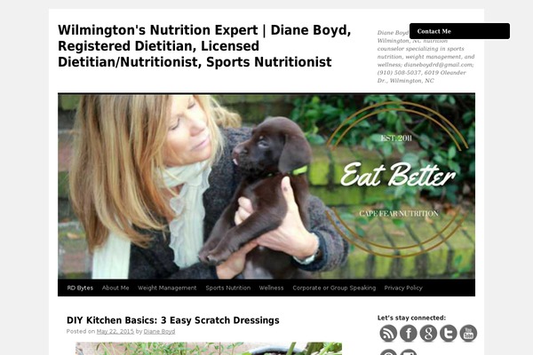 WordPress website example screenshot