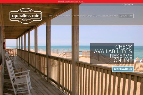 capehatterasmotel.com site used Enfold