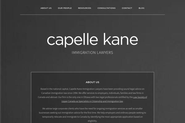 capellekane.com site used Capellekane