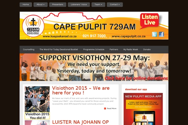 capepulpit.co.za site used Onair2