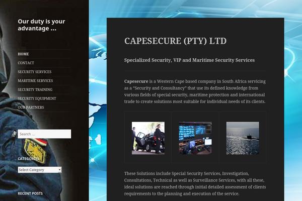 Twenty Fifteen theme site design template sample