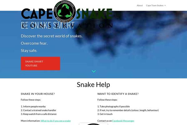capesnakeconservation.com site used Divi-snakes