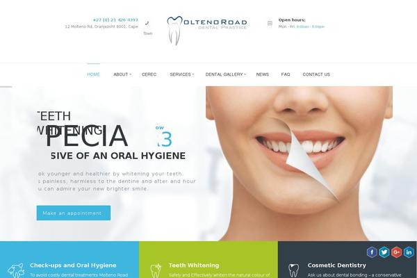 Dentario website example screenshot