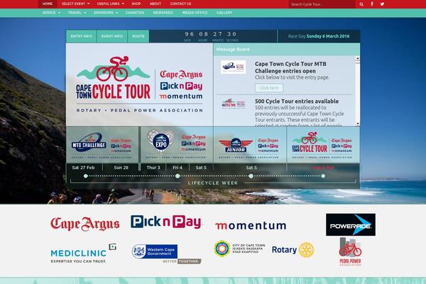 cycletour-known theme websites examples