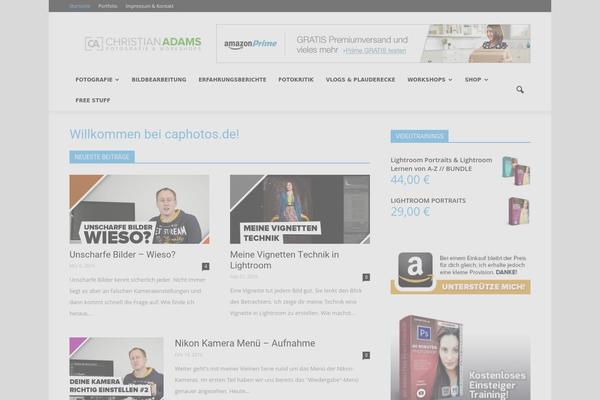 Newspaper theme site design template sample