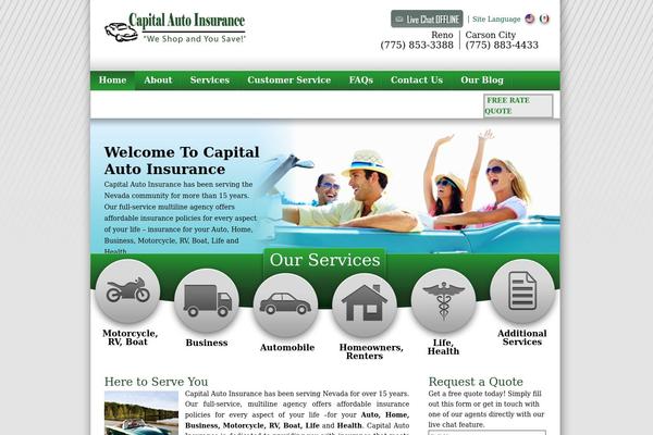 capitalautoinsurance.com site used Capitalauto