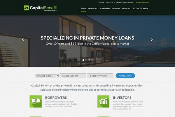 WordPress website example screenshot