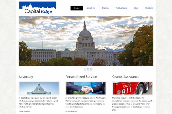 WordPress website example screenshot