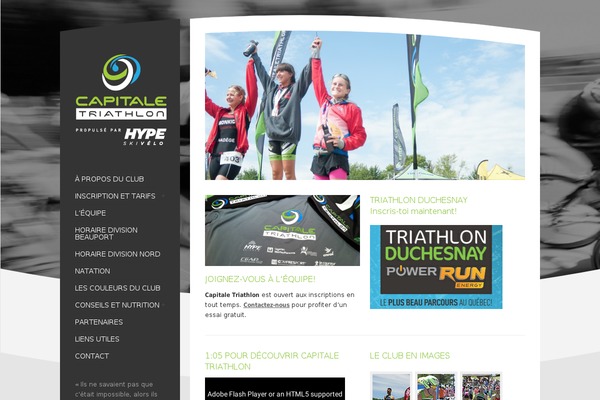 capitaletriathlon.com site used RT-Theme 15