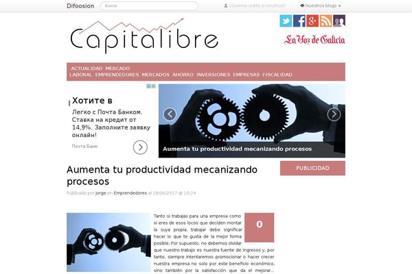 capitalibre.com site used Newdifoosion