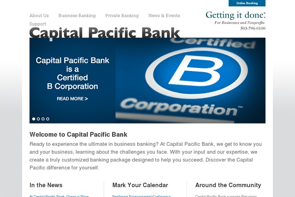 capitalpacificbank.com site used Capitalpacificbank
